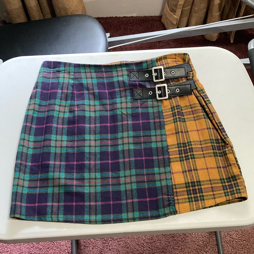 Stitch and Pine Plaid Skirt NEW WITH TAGS